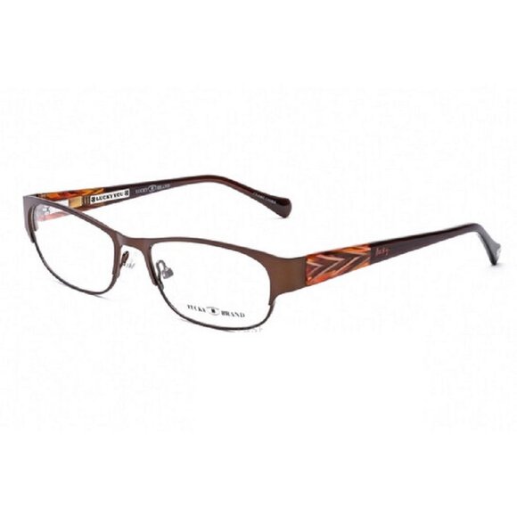 LUCKY Eyeglasses LU101-CHCLTEBRWN-52 Size 52/16/round BRAND NEW main image 3